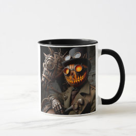 Taza Halloween Steampunk Jack-O-Lantern Horseman
