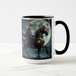 Taza Halloween Steampunk Jinete sin Cabeza