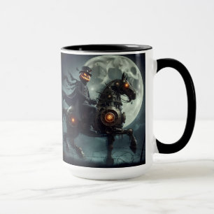 Taza Halloween Steampunk Jinete sin Cabeza