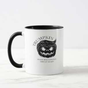Taza Halloween Trumpkin Funny y lindo disfraz de Hallow