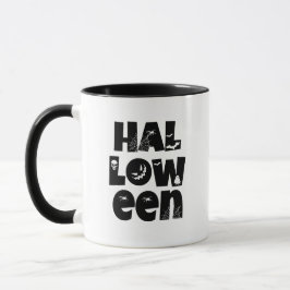 Taza Halloween Typography