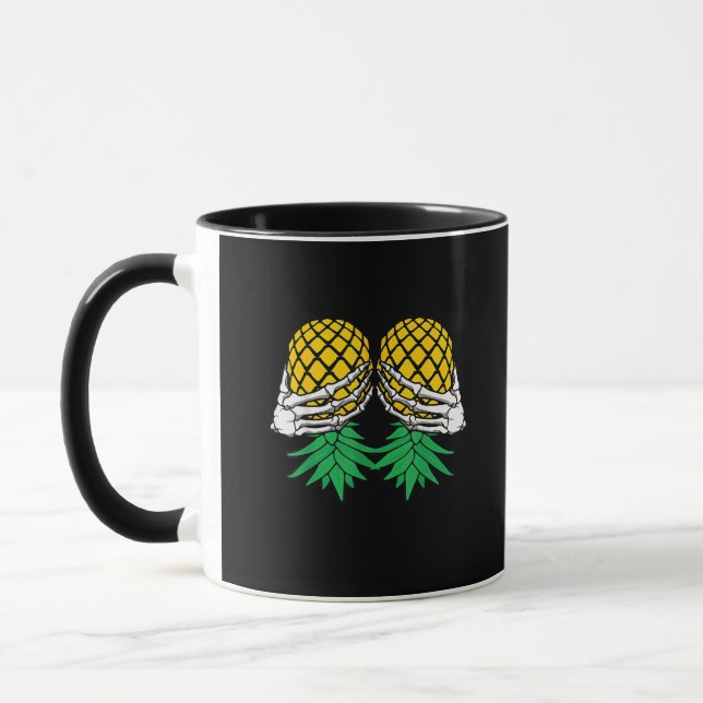 Taza Halloween Upside Down Pineapple Swinger Skeleton H (Izquierda)