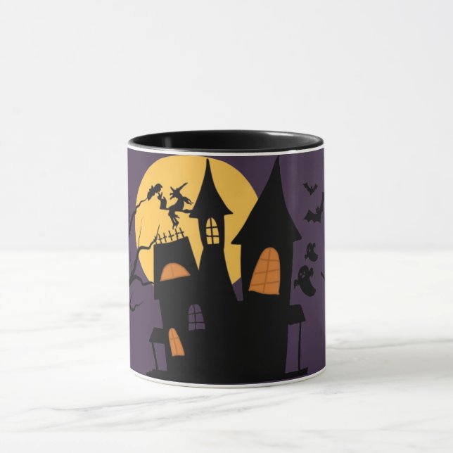 Taza Halloween Witch Castle Mug - Magical Night Scene (Centro)