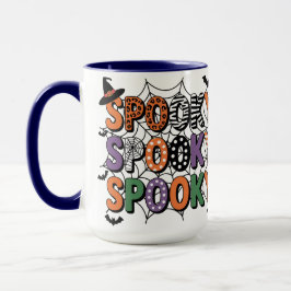 Taza Halloween y Gorra de brujas y murciélagos