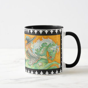 Taza HALLOWS EVCH WITCH Y HORSE COMBO MUG Mirror Image