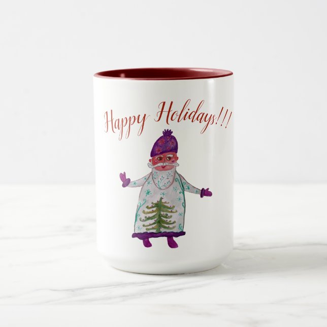Taza Hally Holidays Santa Claus Mug (Centro)