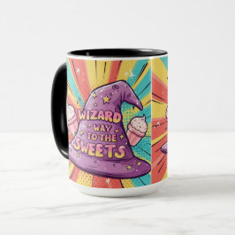 Taza Haloween-Wizard como a los dulces