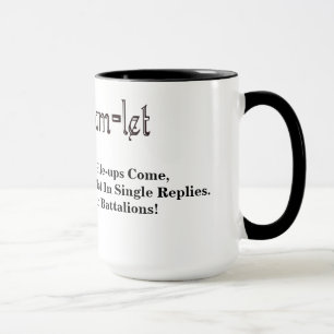 Taza Ham Radio Hamlet Pile-Ups Batallones Cita Mug