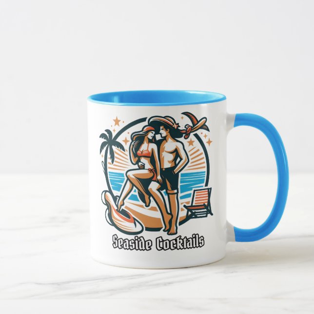 Taza Hamacas y Cócteles (Derecha)