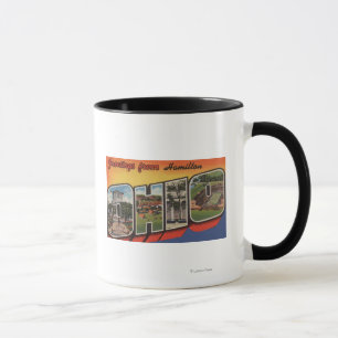 Taza Hamilton, Ohio - Escenas de letras grandes