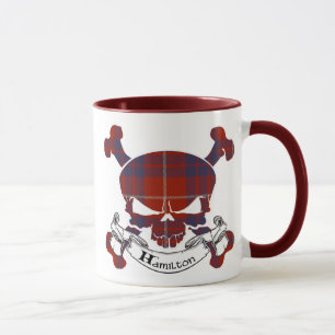 Taza Hamilton Tartan Skull Mug