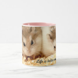 Taza Hammyville - Dos Hamsters Cute
