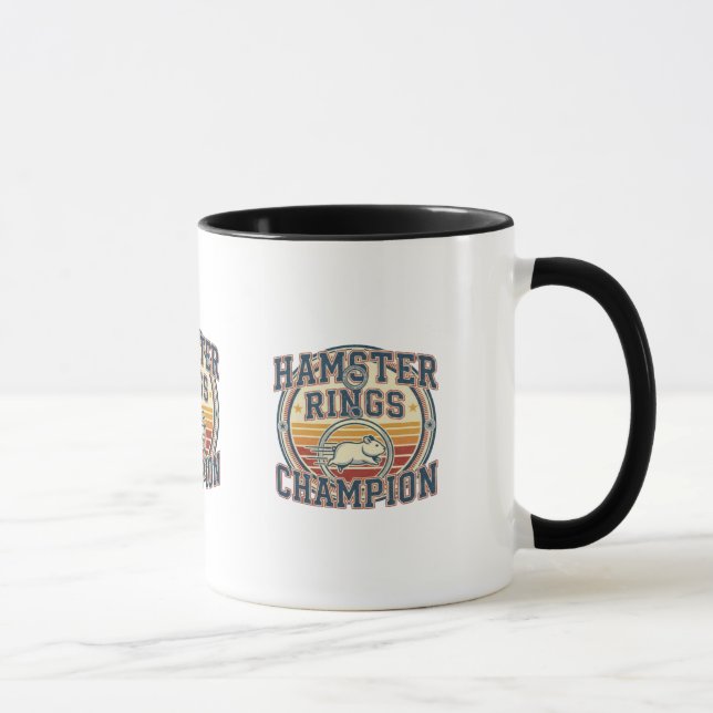 Taza Hamster Rings Champion Retro Design (Derecha)