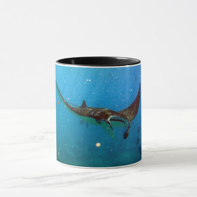 Taza Hanauma Bay Hawaii Manta Ray Mug (Centro)
