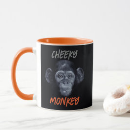 Taza Hand Drawn Cheeky Monkey Mug 