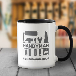 Taza Handyman - Monograma de herramientas de hardware