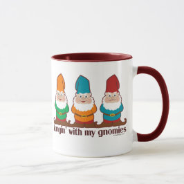 Taza Hangin con mi Gnomies