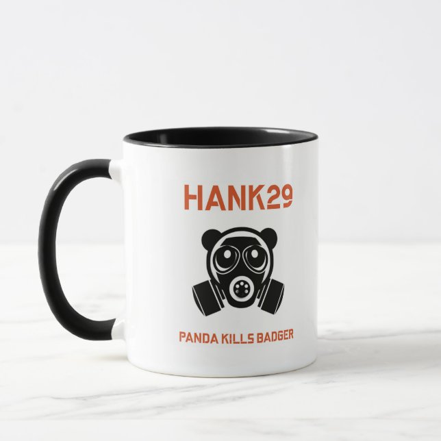 Taza Hank29 Panda mata a Badger (Izquierda)