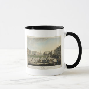 Taza Hannover ajusta, grabado por el árbol descopado d