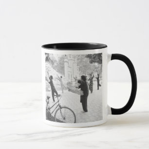 Taza Hanoi Vietnam, ejercicios de la mañana de Hoan Kie