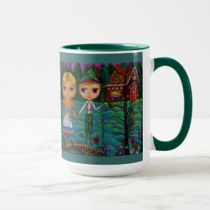 Taza Hansel y Gretel encuentran la casa Gingerbread