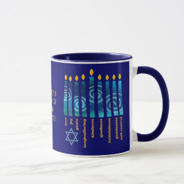 Taza HANUKKAH Fruta del Espíritu