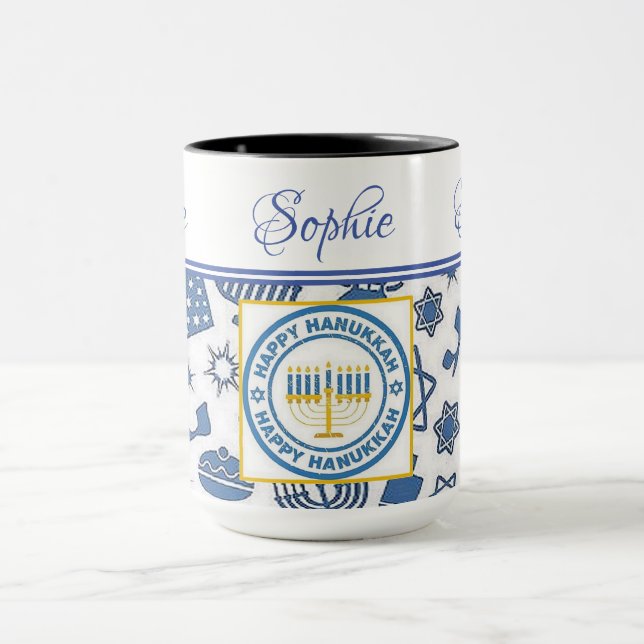 Taza Hanukkah Mug (Centro)
