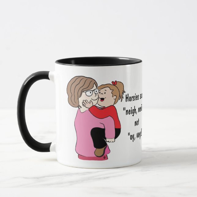Taza ¡Hanukkah Mug o cumpleaños o cualquier día Mug! (Izquierda)