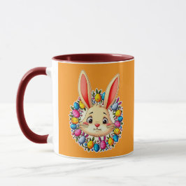 Taza Happy Easter Bunny – Colorful Spring Art caneca