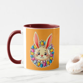 Taza Happy Easter Bunny – Colorful Spring Art caneca