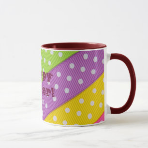 Taza Happy Easter Ribbon Mug