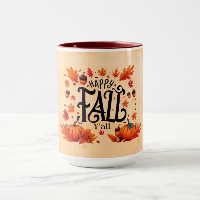 Taza Happy Fall Y'all (Centro)
