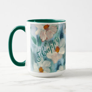 Taza Happy Floral Coffee Mug