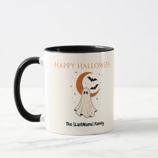 Taza Happy Halloween / Noche de Brujas Minimalista