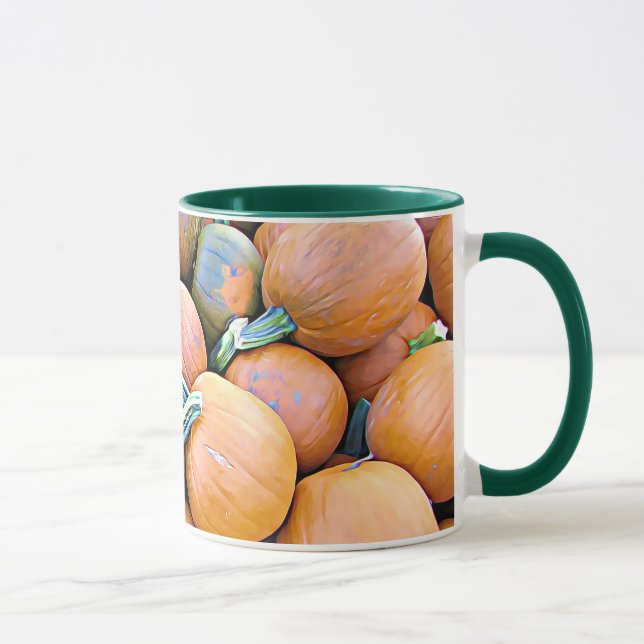 Taza Happy Halloween Pumpkins Coffee Mug (Derecha)