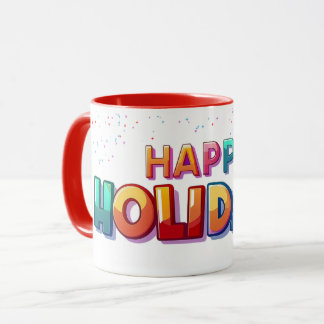 Taza Happy Holidays Mug