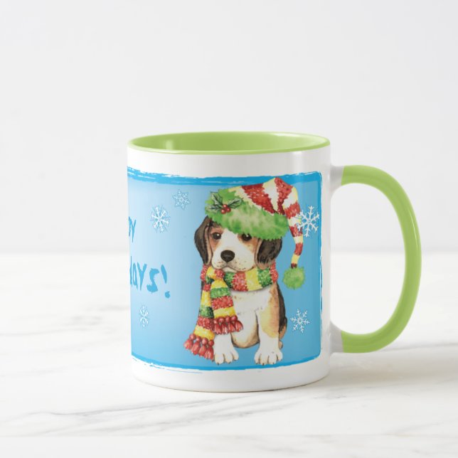 Taza Happy Howliday Beagle (Derecha)