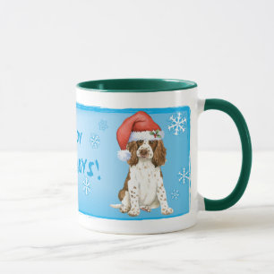 Taza Happy Howliday English Springer Spaniel
