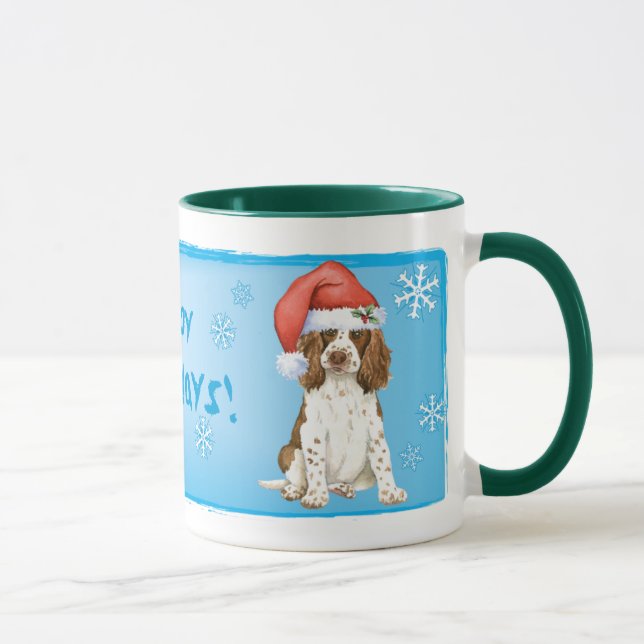 Taza Happy Howliday English Springer Spaniel (Derecha)
