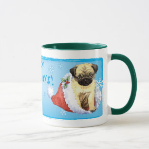 Taza Happy Howlidays Pug