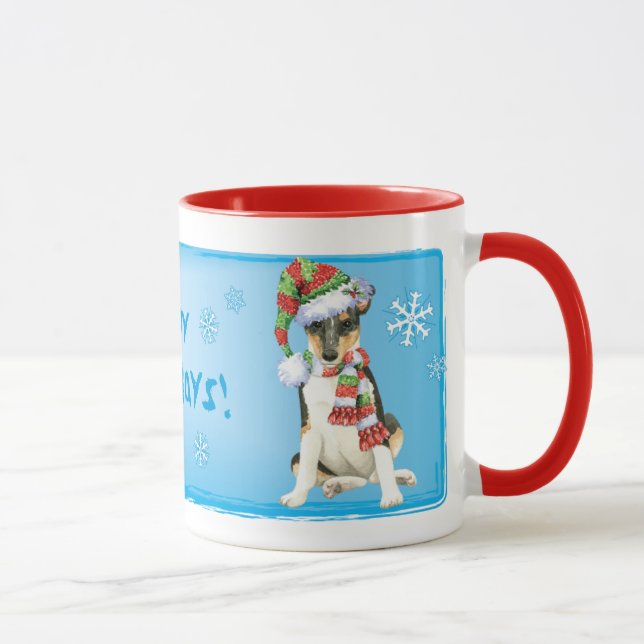 Taza Happy Howlidays Smooth Collie (Derecha)