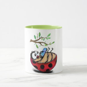 Taza Happy Ladybug Funny Mug
