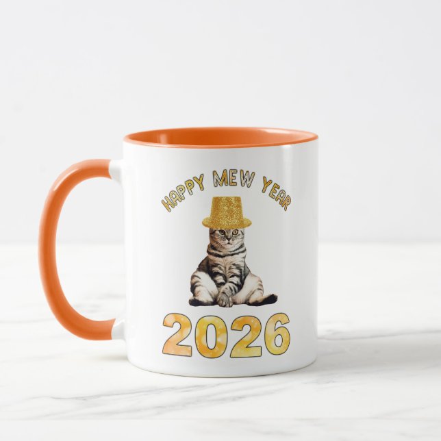 Taza Happy Mew Year 2026 (Izquierda)