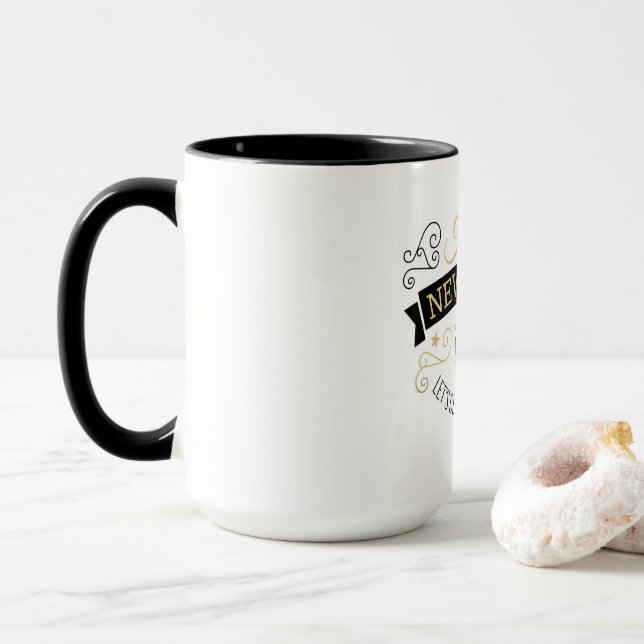 Taza Happy New Year 2026 Mug  (Con donut)