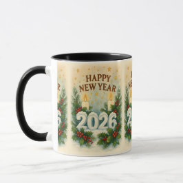 Taza happy new year 2026 premiumcoffee mug