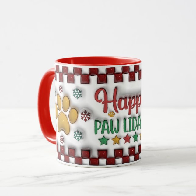 Taza Happy Pawlidays Mug (Anverso izquierdo)