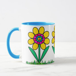 Taza Happy Peace Daisies Mug