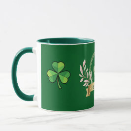 Taza Happy St Patrick's Day Good Luck Beer Mug