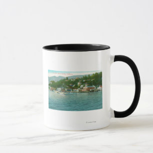 Taza Harborview con yates y veleros