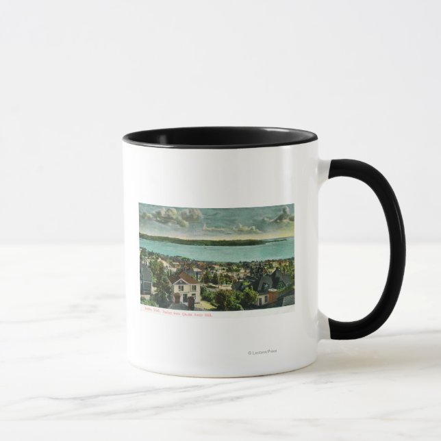 Taza Harborview desde la Reina Anne Hill (Derecha)